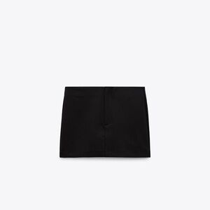 Zara Black Mini Skort